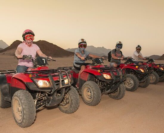 5-stündige Quad Tour + Kamelritt + Abendessen + Folklore